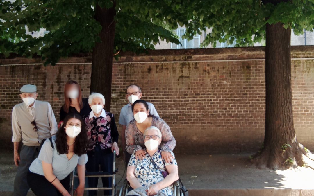 Gli ospiti della Fondazione Madonna della Bomba incontrano gli alunni della scuola elementare “P. Giordani”