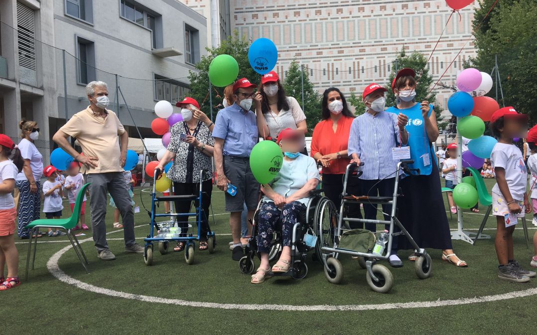 Grande festa alla Scuola Infanzia Dante per gli ospiti della Fondazione Madonna della Bomba