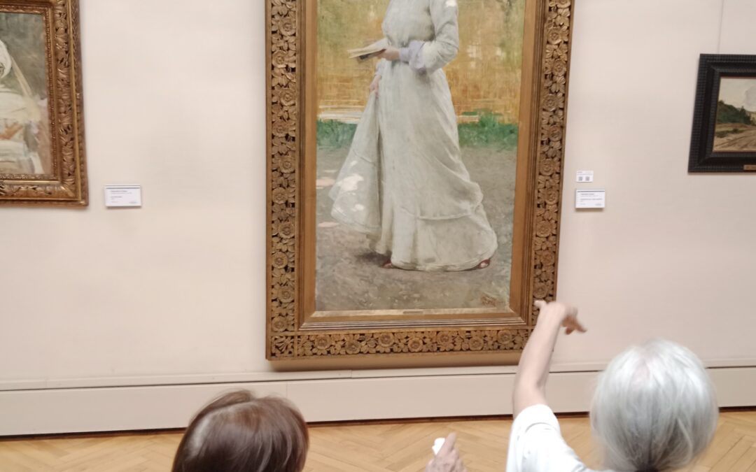 Percorso di stimolazione sensoriale-emotiva in Galleria Ricci Oddi per i residenti della Fondazione Madonna della Bomba